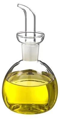 Ölflasche aus Glas, auslaufsicher, 250 ml, rund