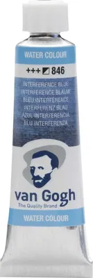 Zdjęcie produktu dla Van Gogh 20018461 Farba akwarelowa Interference Blue 10 ml 1 szt.