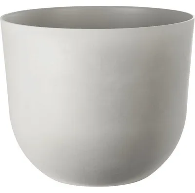 Produktbild von Runder Blumentopf – GARDEN ID – Swing Round – Ø 40 – 30 L – H 32 cm – Weißer Stein