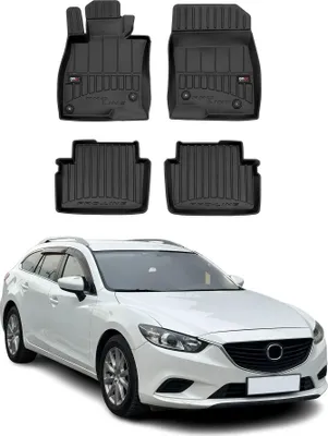 Productafbeelding van 2012-2025 Mazda 6: vloermatten, TPE, zwart, 4-delig