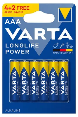 Produktbild von Varta 4903121436, Alkali, Zylindrische, 1.5V