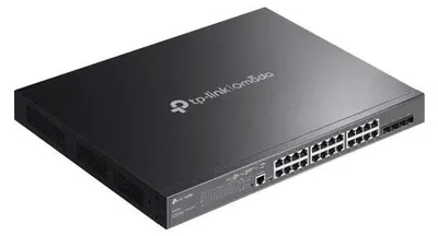 Produktbild von TP-Link Omada SG3428MP, Managed, L2+, Gigabit Ethernet (10/100/1000), Power over Ethernet (PoE), Rack-Einbau, 1U