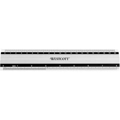 Produktbild von ACME Westcott - Lineal - 20 cm - Aluminium