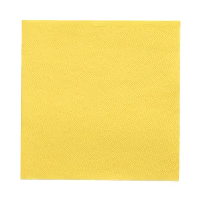 Produktbild von 25200 Servietten "DAILY Collection" 1/4-Falz 32 cm x 32 cm gelb