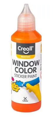 Image de Peinture pour vitres Creall Orange - 80 ml