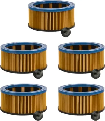 Produktbild von 5x Trade-Shop Faltenfilter / Patronenfilter kompatibel mit Metabo AS 20 L, AS 1200, ASA 1201, ASA 1202, ASA 32 L 602013000 ersetzt 631753000