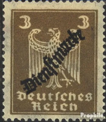 Produktbild von Briefmarken Deutsches Reich 1924 Mi D105 gestempelt Dienstmarken