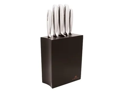 Produktbild von Modernes Set aus 5 Küchenmessern in Schwarz Block 993M