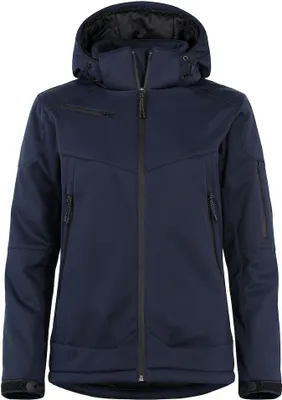 Produktbild von Damen Softshell Jacke Grayland mit abnehmbarer Kapuze und wasserdichten Reißverschlüssen