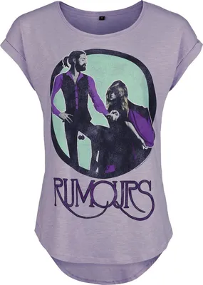 Produktbild von Fleetwood Mac T-Shirt Damen Rumors lila Band-Merch, Bands 100% Baumwolle L