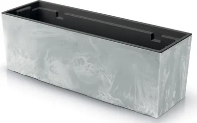 Obrázek produktu pro Nohel Garden Truhlík URBI CASE BETON samozavlažovací plastový 77x24x25cm
