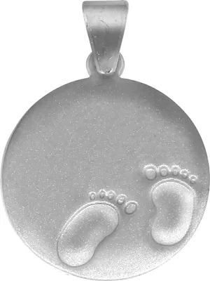Produktbild von V Anhänger 925/- Sterling Silber 2,0cm weiß 203240072