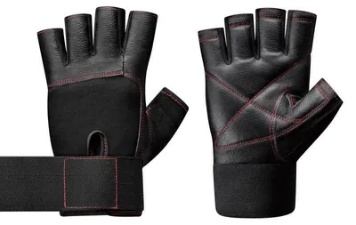 Obrázok produktu pre Body Sculpture - tréningové rukavice pre mužov/ženy Unisex, koža, bez prstov PP7885 (M) (čierne)