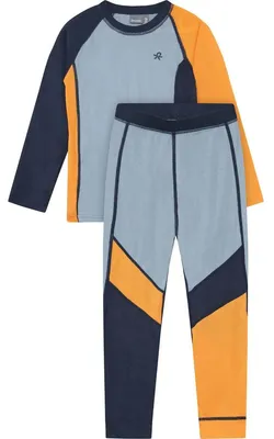 Produktbild von Color Kids Kinder Sportunterwäsche Ski Underwear Colorblock 742937 Blau 116