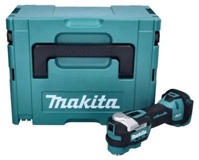 Immagine prodotto di Makita DTM 52 ZJ utensile multifunzione a batteria 18 V Starlock Max Brushless + Makpac - senza batteria, senza caricabatterie