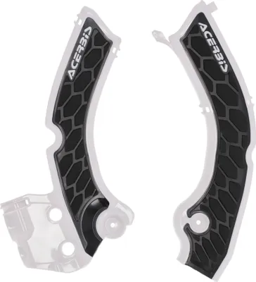 Productafbeelding van ACERBIS X-Grip framebeschermer, wit/zwart, voor TRIUMPH