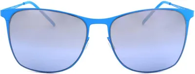 Productafbeelding van Italia Independent MOD 0213 I THIN METAL Sky, zonnebril, blauw montuur, 57/16/140, uni