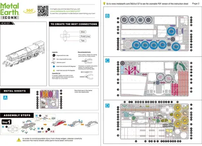Produktbild von Metal Earth Hogwarts Express, Zugmodell, 14 Jahr(e), Metall