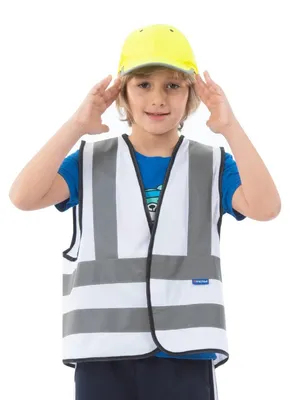 Produktbild von Sicherheitsweste für Kinder Warnweste Reflektierend 2-5 Jahre Weiß