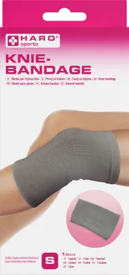 Image de HARO10041 Bandage sportif HARO "Genou", taille : S, gris