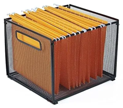 Zdjęcie produktu dla Metalowe organizatory na dokumenty do zawieszenia - wielofunkcyjna półka na dokumenty