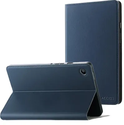 Productafbeelding van Accezz Classic Tablet Case voor de Samsung Galaxy Tab A11 - Donkerblauw