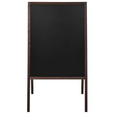Immagine prodotto di Lavagna Bifacciale con Cavalletto in Legno di Cedro 60x80 cm