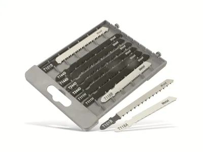 Produktbild von KRAFTMANN 50355 Stichsägeblatt-Set, 10-tlg.