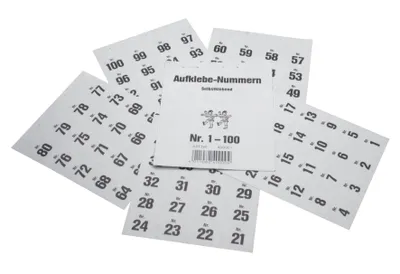 Productafbeelding van Wolf + Appenzeller 400501. Winststickers met nummers van 501 tot 600