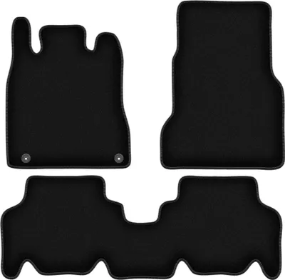 Immagine prodotto di Tappetini in velluto per Mercedes W168 z łapką (1997-2004, hatchback) neri, set 3 pz, con fissaggi