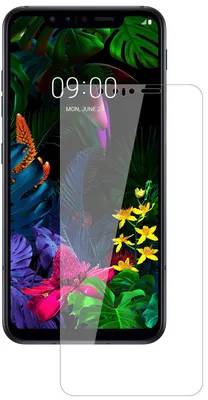 Produktbild von 2x Schutzfolie für LG G8s ThinQ - Anti-Shock 9H Folie dipos Glass Kunststoffglas
