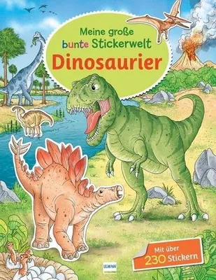 Obrázek produktu pro Meine große bunte Stickerwelt - Dinosaurier