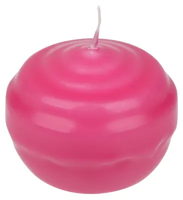 Produktbild von Schwimmkerze "Kreisel", 3er-Set Pink 37/49 mm