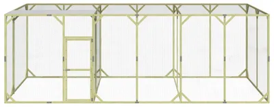 Produktbild von vidaXL Hühnerstall 600x300x200 cm Massivholz Kiefer Imprägniert