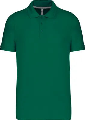Produktbild von Kariban Herren Polo-Shirt Poloshirt Basic Kragen Polohemd Kurzarm T-Shirt, Größe:4XL, Farbe:Kelly Green