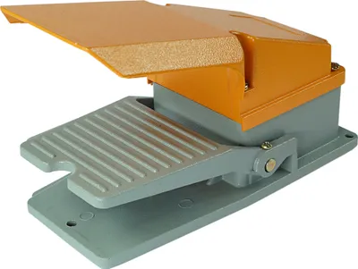 Produktbild von Fußschalter Trittschalter Industrie Pedalschalter Fußpedal Fußtaster Schalter mit Schutzhaube