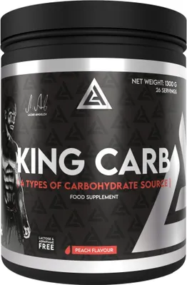 Productafbeelding van Lazar Angelov Nutrition | LA King Carb | Koolhydraatmatrix met perzikensmaak (4 soorten koolhydraten)