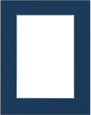 Immagine prodotto di HNFD Passe-partout già pronto 18 x 24 cm su 13 x 18 cm, colore indaco