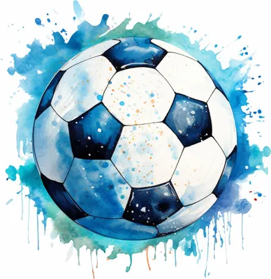 Obrázek produktu pro 274 Nálepka na zeď fotbal modrá černá fotbal 1000 x 1000 mm