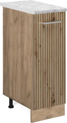 Produktbild von Apothekerschrank Vicco R-Line Artisan-Eiche 30 cm AP Marmor, Model 49163