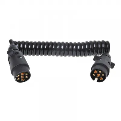 Obrázek produktu pro Spirálový kabel 3M s 2x 7kolíkovou zástrčkou PVC