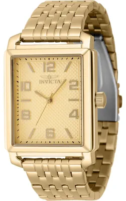 Immagine prodotto di Invicta Vintage 46661 Orologio da uomo - Movimento al quarzo - Acciaio inossidabile con quadrante dorato - 33 mm