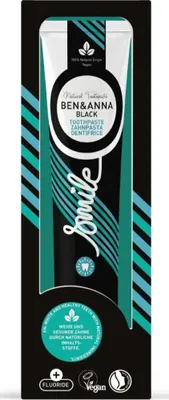 Productafbeelding van Ben & Anna Black Toothpaste (98 gr)