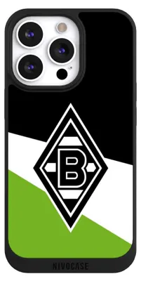 Produktbild von NIVOCASE Handyhülle für Apple iPhone 13 Pro  Hülle NIVOpure Case Schwarz Borussia Mönchengladbach Gladbach Offizielles Lizenzprodukt