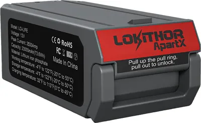 Zdjęcie produktu dla Akumulator Lokithor LIFEPO4 do uruchamiacza samochodowego ApartX 12 V 2500 A