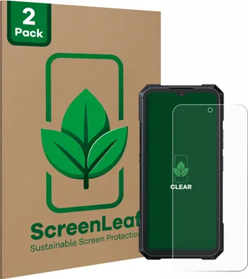 Produktbild von 2x ScreenLeaf Schutzfolie für Cubot King Kong X Displayschutz Display Schutz Folie Klar Transparent