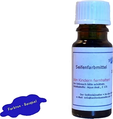 Produktbild von Saphir 10ml: flüssige, wasserlösliche Lebensmittel-Farbe