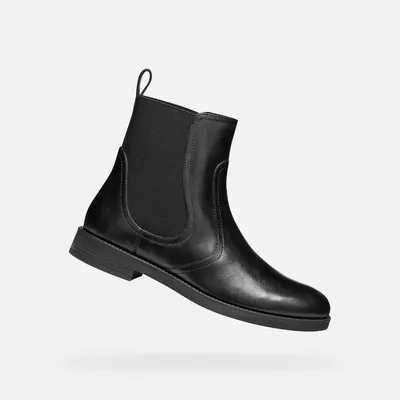 Produktbild von Geox Schwarze Damen-Ankle-Boots Esmeena 42