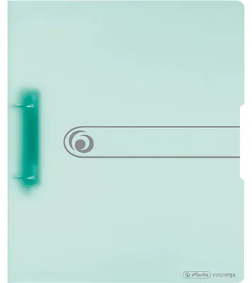 Obrázok produktu pre Herlitz Ringbuch easy orga to go Pastell A4 2-Ring minze- transparent Serie Pastell