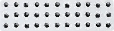 Obrázok produktu pre Guľaté očká Glorex 7 mm, 52 kusov